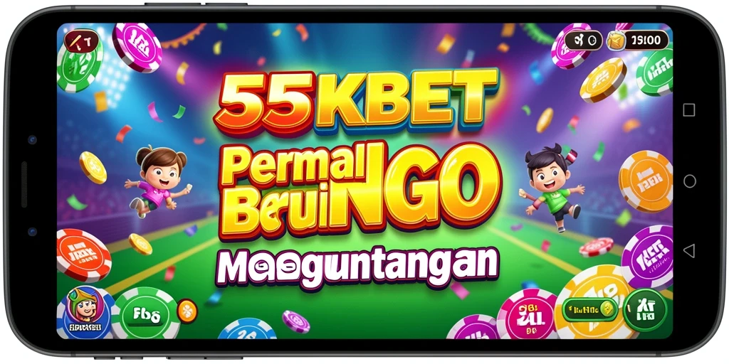Tampilan screenshot utama 55KBET yang menampilkan gameplay Bingo yang seru.