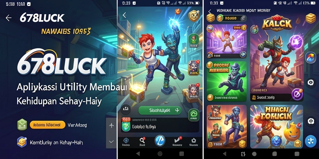 Screenshot utama 678LUCK menunjukkan tampilan antarmuka yang bersih dan fungsional.