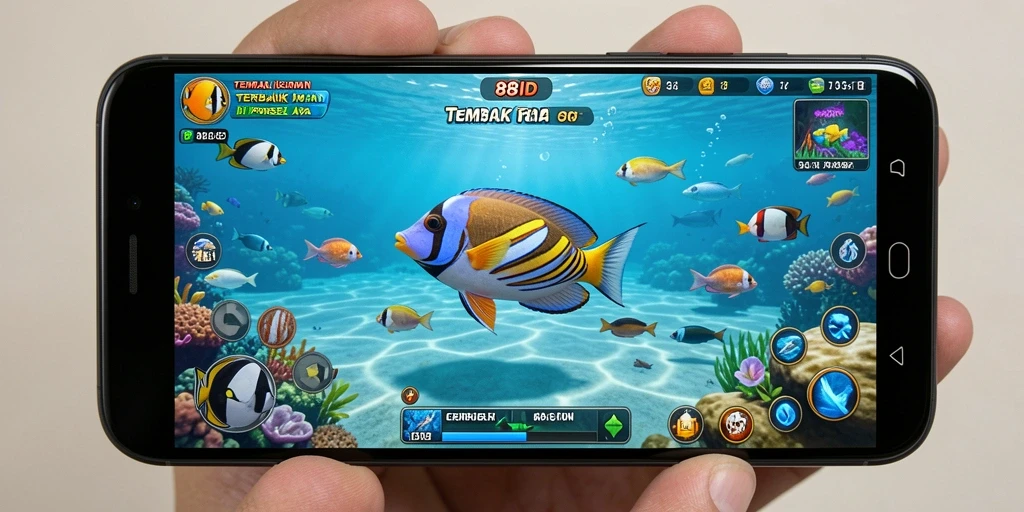 Screenshot gameplay <strong>88ID</strong> menunjukkan aksi seru menangkap ikan.