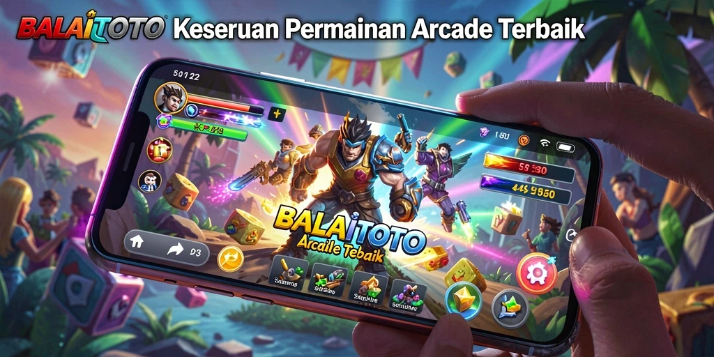 Tangkapan layar BALAITOTO menampilkan aksi seru gameplay Arcade.
