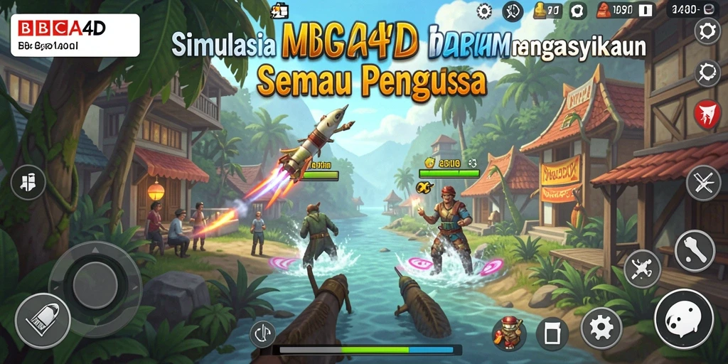 Tampilan gameplay menarik dari BBCA4D dalam simulasi dunia virtual.