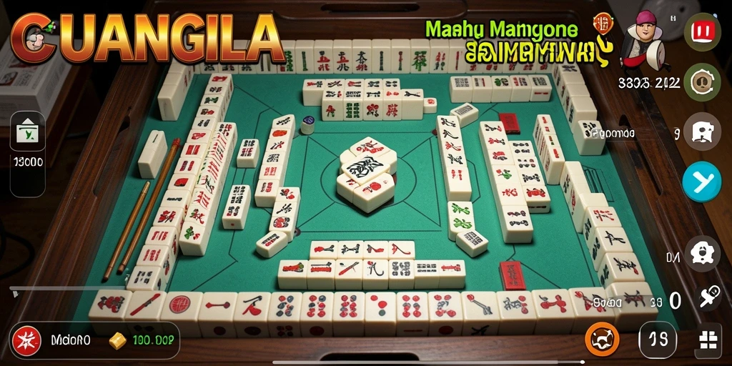 Tampilan gameplay Mahjong di CUANGILA yang menarik dan seru.