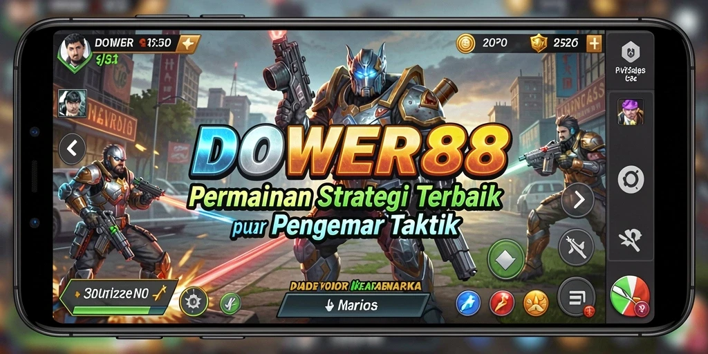 Tampilan gameplay DOWER88 dengan elemen strategi yang mendebarkan.