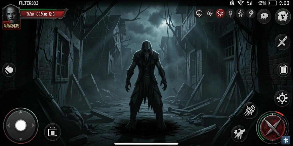 Gameplay menegangkan dengan atmosfer Horror yang mencekam.