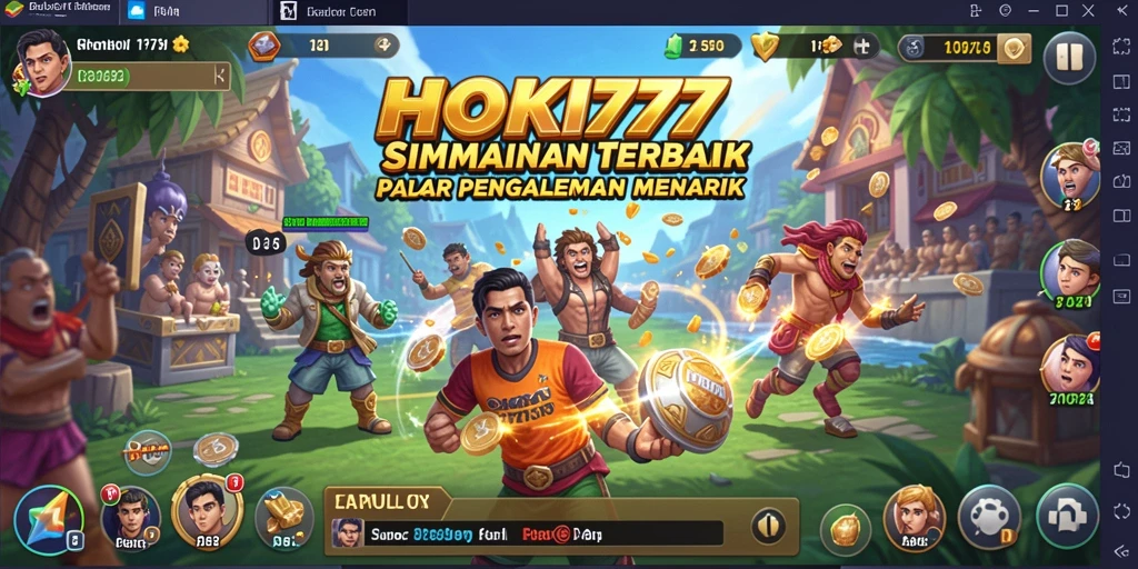 Screenshot HOKI777 menampilkan aksi gameplay simulasi yang seru.