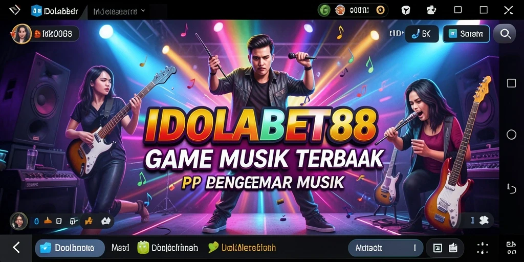 Tampilan gameplay <strong>IDOLABET88</strong> yang seru dengan berbagai tantangan musik.
