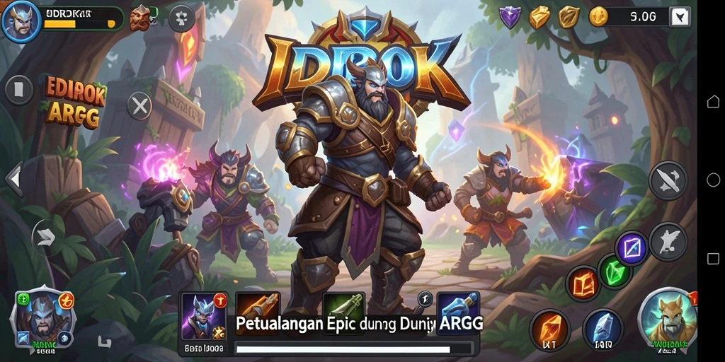 Tangkapan layar dari gameplay mendebarkan IDROK di dunia ARPG.