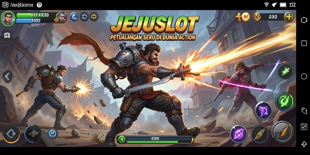 Tampilan gameplay seru dari JEJUSLOT yang penuh aksi.