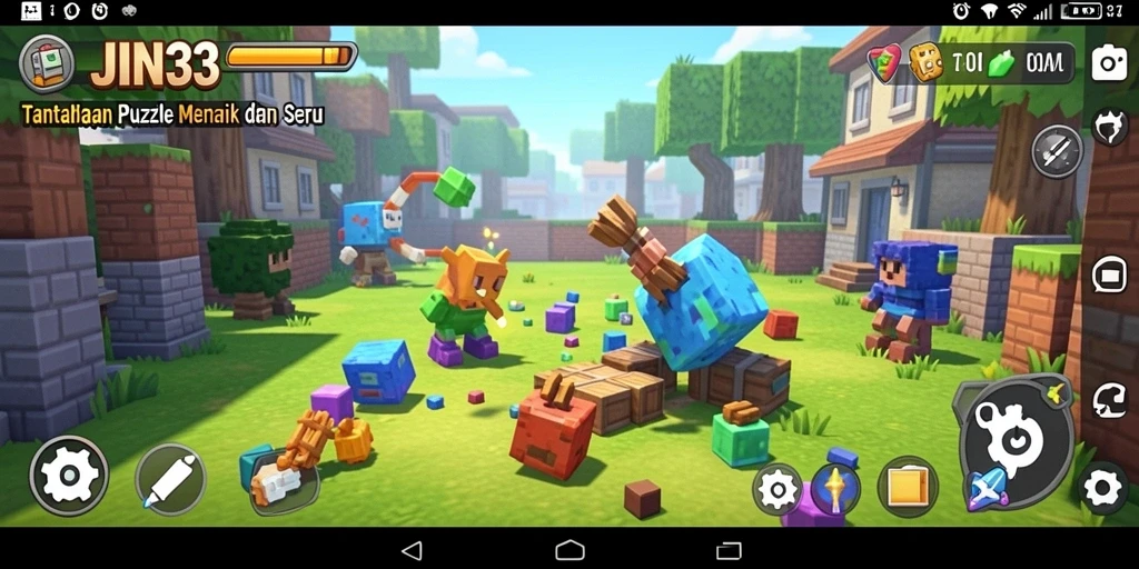 Screenshot JIN33 menampilkan gameplay Puzzle yang menantang dan seru.