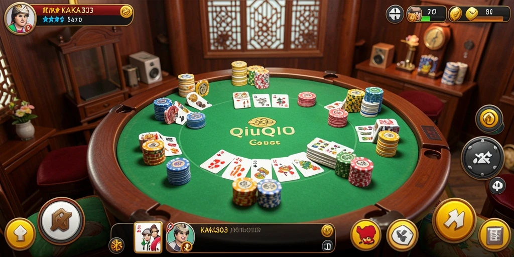 Tampilan menarik dari gameplay QiuQiu KAKA303