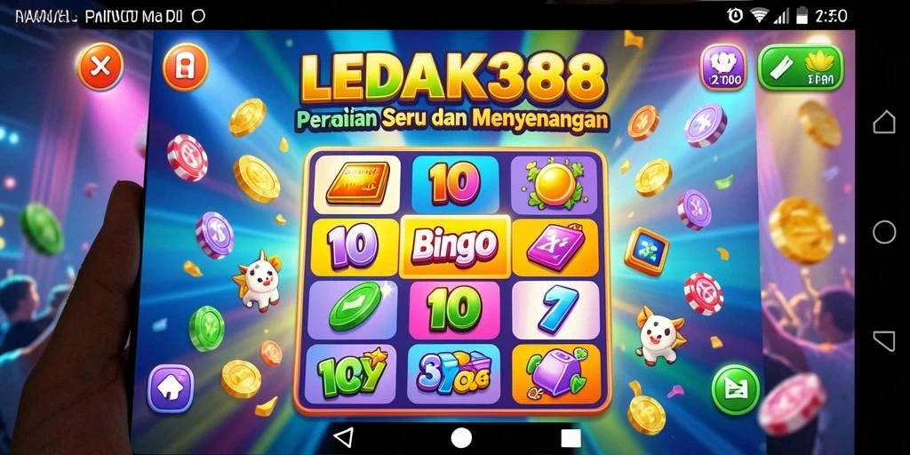 Tampilan screenshot gameplay LEDAK388 yang seru dan mengasyikkan.