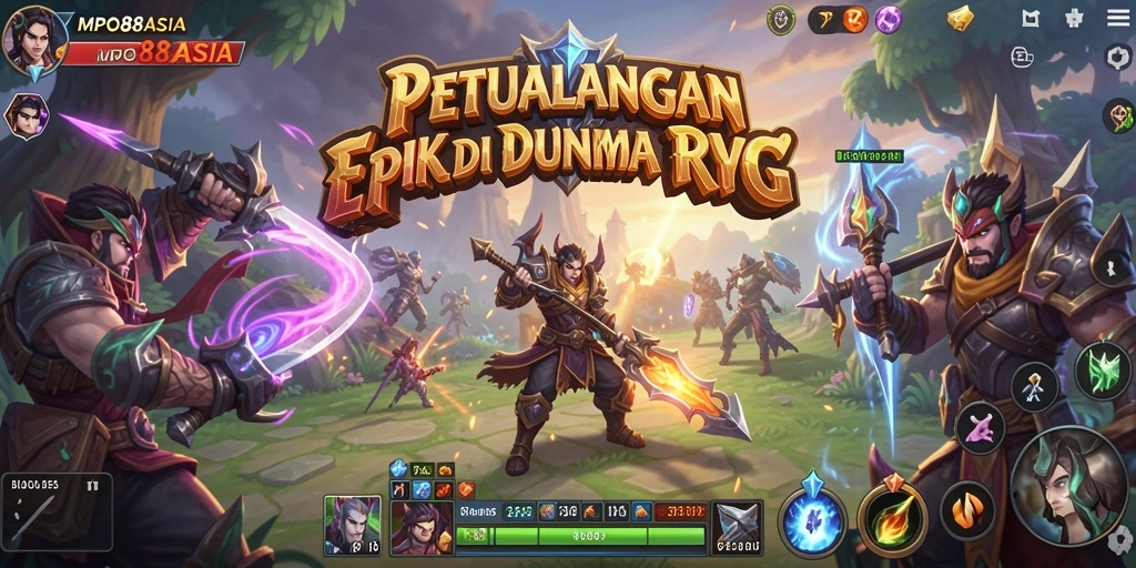 Tangkapan layar utama MPO88ASIA menunjukkan aksi pertarungan yang seru.