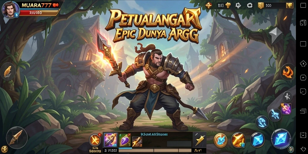 Tampilan gameplay MUARA777 yang mendebarkan dalam dunia ARPG.