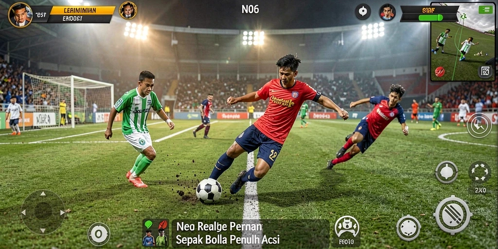 Gameplay N06 yang seru dan menegangkan.