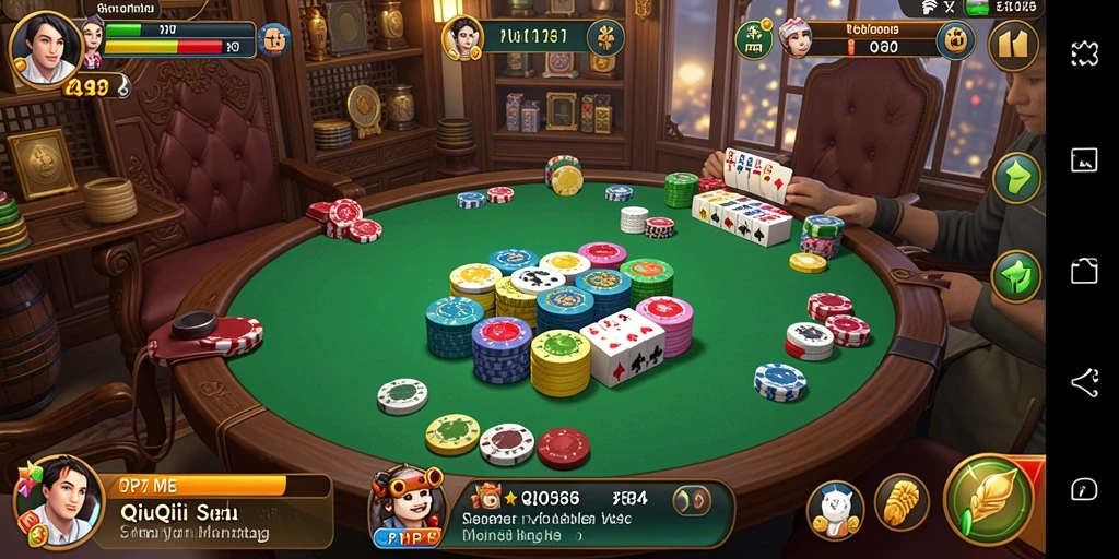 Tampilan menarik dari gameplay QiuQiu di PP7.