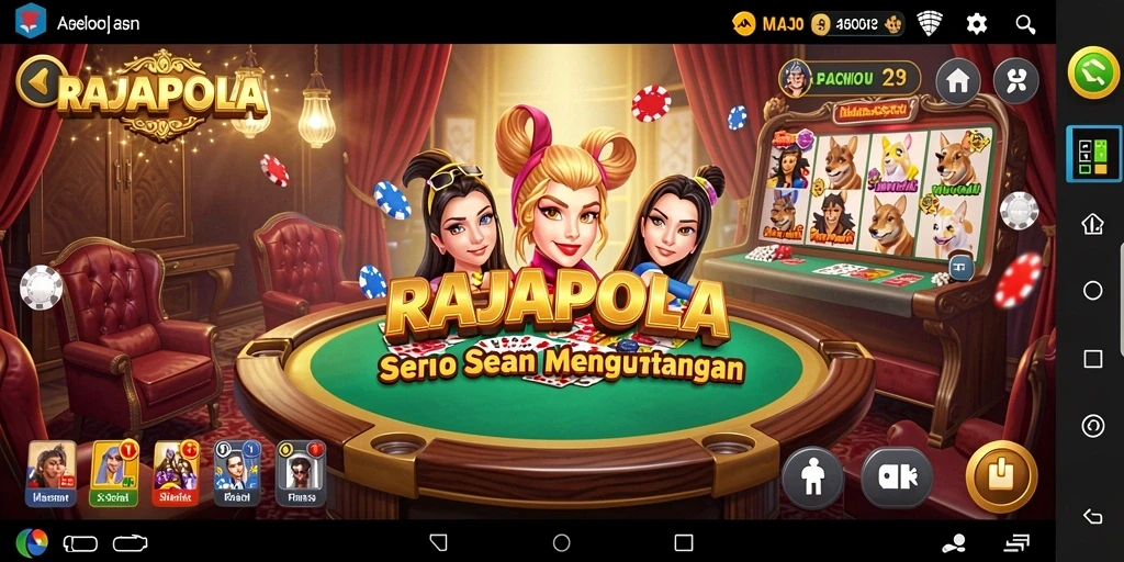 Tampilan menarik dan gameplay seru dari RAJAPOLA.