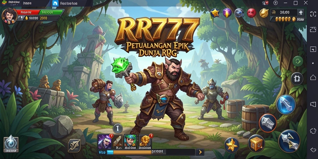 Tampilan gameplay seru dalam dunia RPG yang penuh petualangan.
