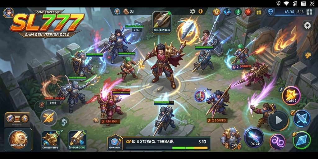 Tampilan gameplay SLG yang mendebarkan dan strategis.