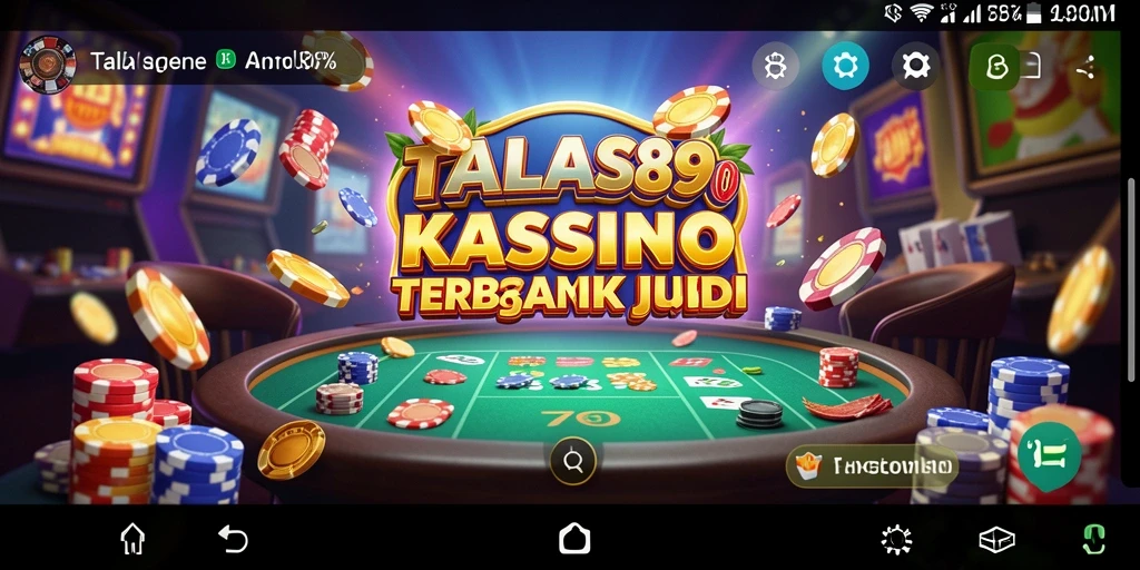 Tampilan menarik dari gameplay Kasino di TALAS89.