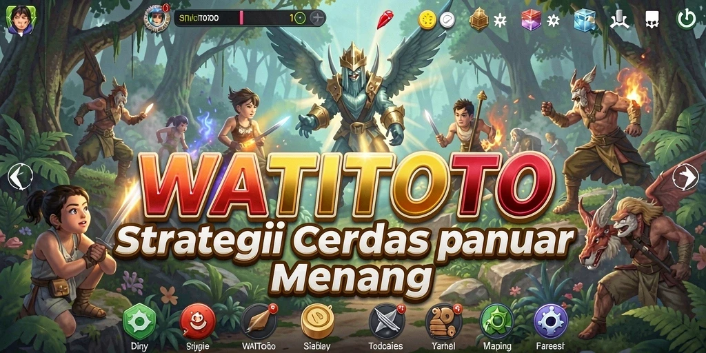 Tampilan gameplay WATITOTO yang mendebarkan dan strategis.